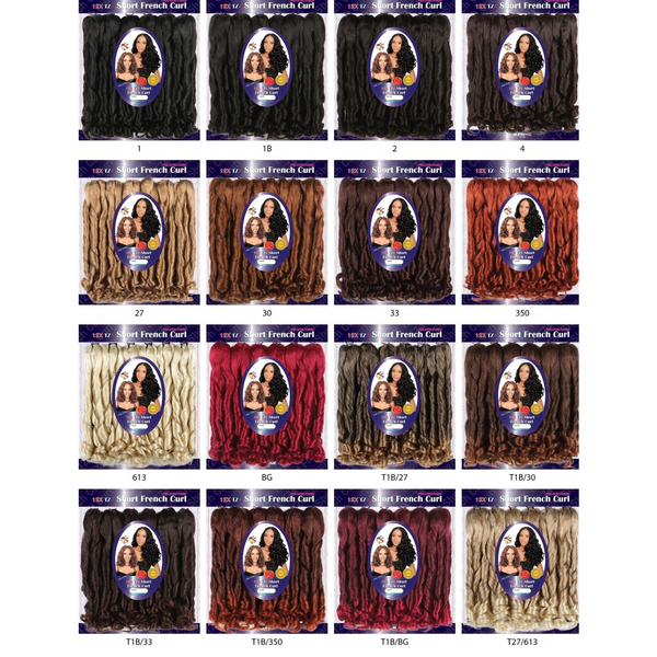 Supreme Hair Pre-Stretched 12X TZ French Short Curl - Lightweight