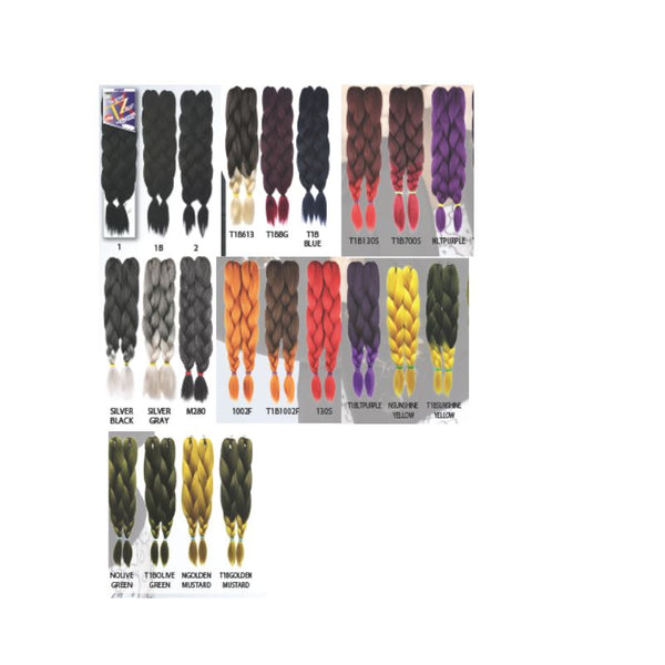 Supreme Hair Pre-Stretched X TZ Braid | Lightweight, Tangle-Free