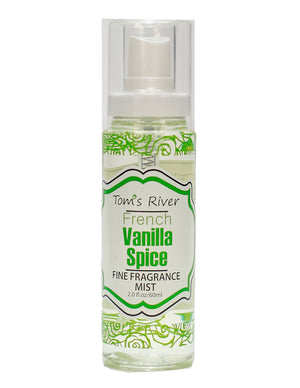 Tom's River - French Vanilla Spice - Fine Fragrance Mist 2oz /60ml