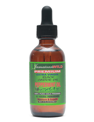 Peppermint Oil Infused with Jamaican Black Castor Oil  2 oz / 60 ml