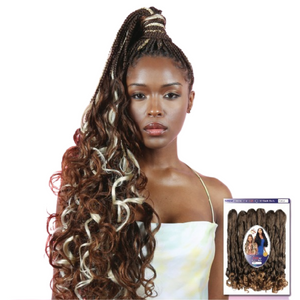 Supreme Hair Pre-Stretched 12X TZ Curly Body - Lightweight, Tangle-Free, Easy to Install Braiding Hair Extensions - Natural Look & Soft Feel - Perfect for Protective Hairstyles (Pack of 2)