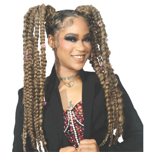 Supreme Hair Pre-Stretched X TZ Braid | Lightweight, Tangle-Free, Easy to Install BOHO Braiding Hair Extensions | Natural Look & Soft Feel | Perfect for Protective Hairstyles